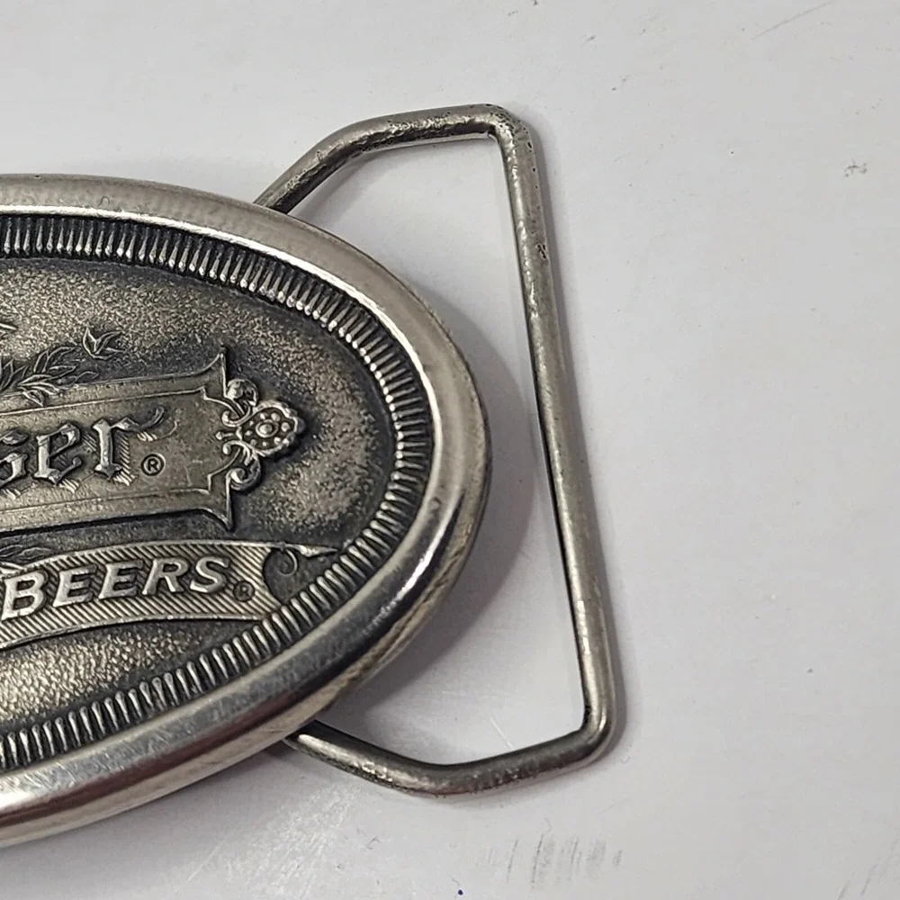Budweiser King Of Beers Promo Belt Buckle - Vintage 1977 Koleaco Dallas